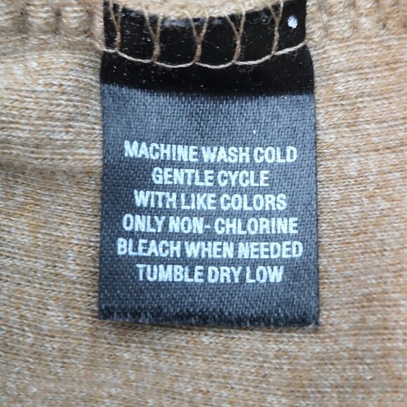 2 / $30.00 - Alfani Men's Size Large Tan Straight Fit Long Sleeves T-shirt - Picture 4 of 8